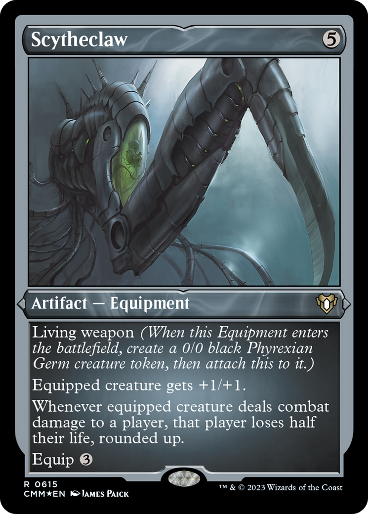 Fauche-faux (gravure à l'acide) [Commander Masters]