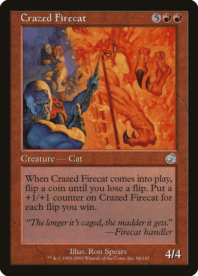Chat de feu enragé [Tourment]