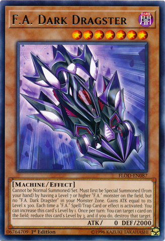 F.A. Dragster Oscuro [FLOD-EN087] Rara