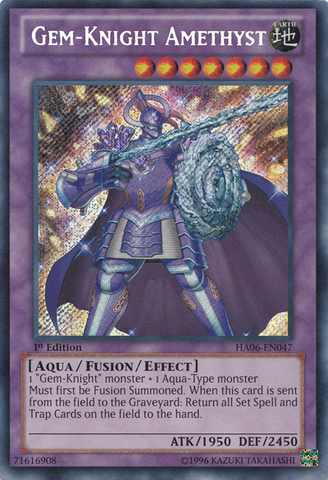 Chevalier Gemmes Améthyste [HA06-FR047] Secrète Rare