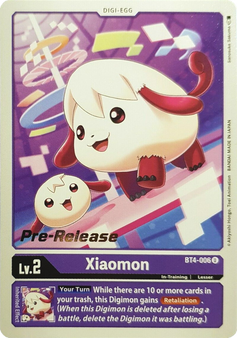 Xiaomon [BT4-006] [Promos de Prelanzamiento Gran Leyenda]