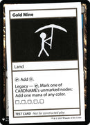 Mine d'or [Cartes test de Mystery Booster]