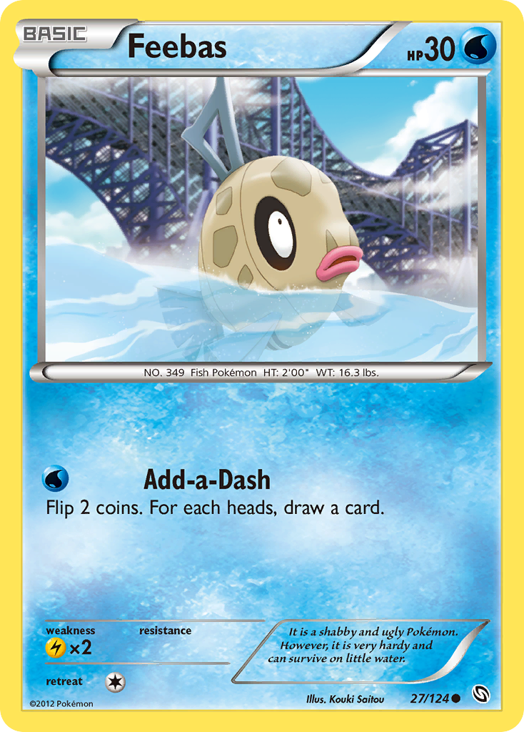 Feebas (27/124) [Negro y Blanco: Dragones Majestuosos]
