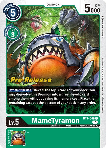 MameTyramon [BT7-049] [Cartas de Prerlanzamiento Next Adventure]
