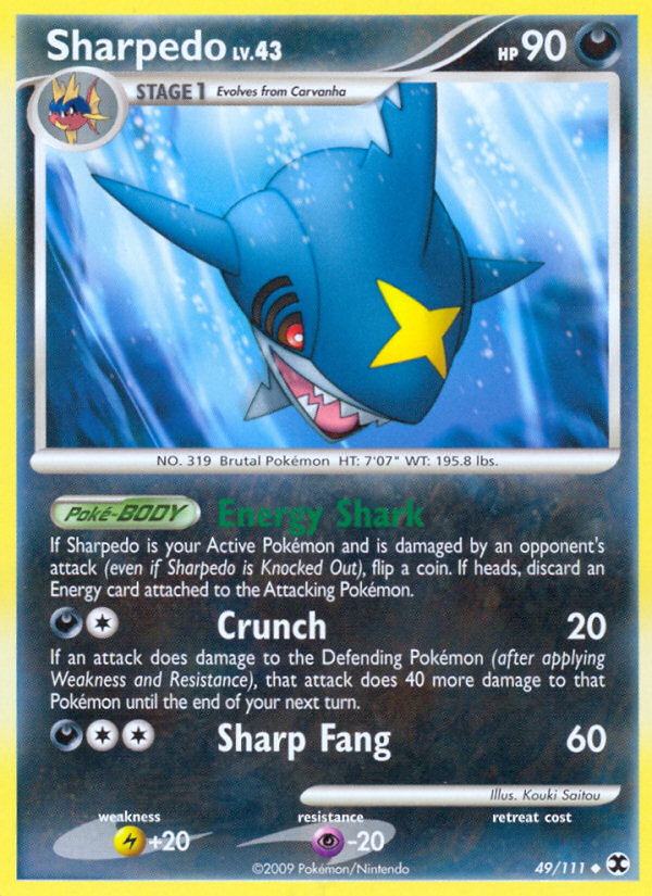 Sharpedo (49/111) [Platino: Duelos Crecientes]
