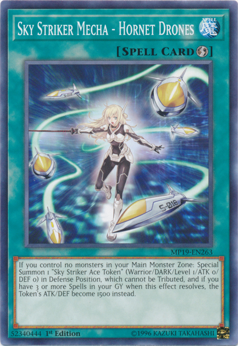 Sky Striker Mecha - Drones Avispón [MP19-EN263] Común