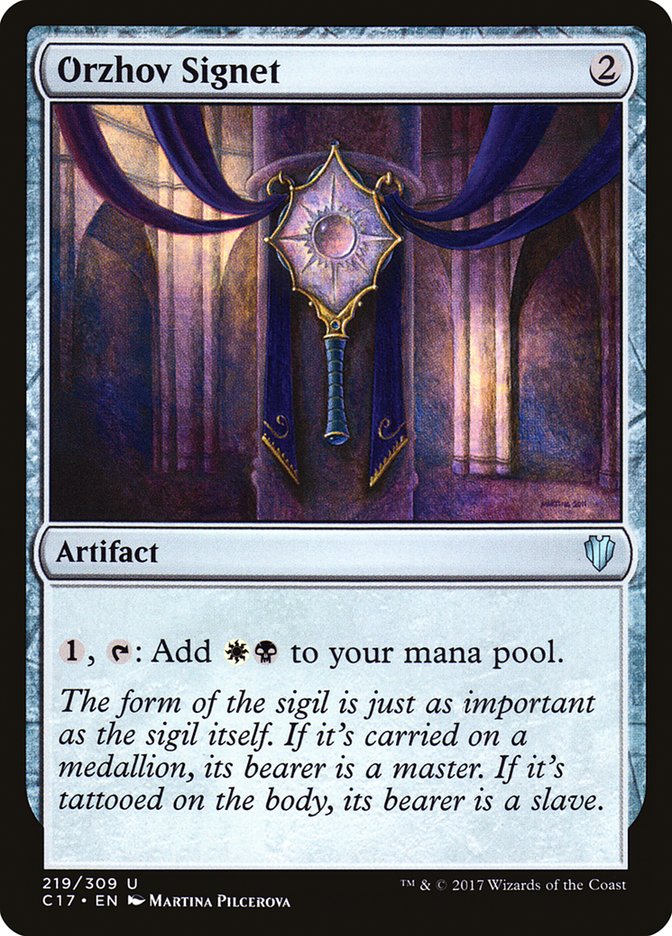 Cachet d'Orzhov [Commander 2017]