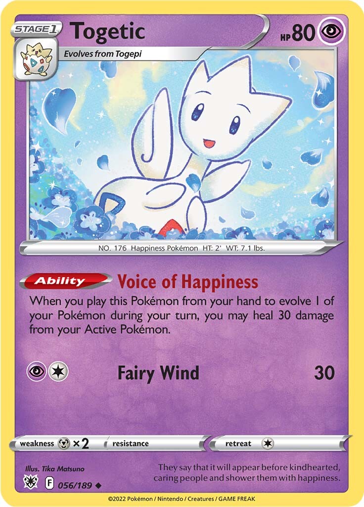 Togetic (056/189) [Espada y Escudo: Radiante Astre]