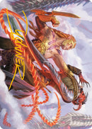 Carte artistique Le Courage de Tyvar (Signature estampillée or) [Phyrexia : Tout sera un – Série d'illustrations]