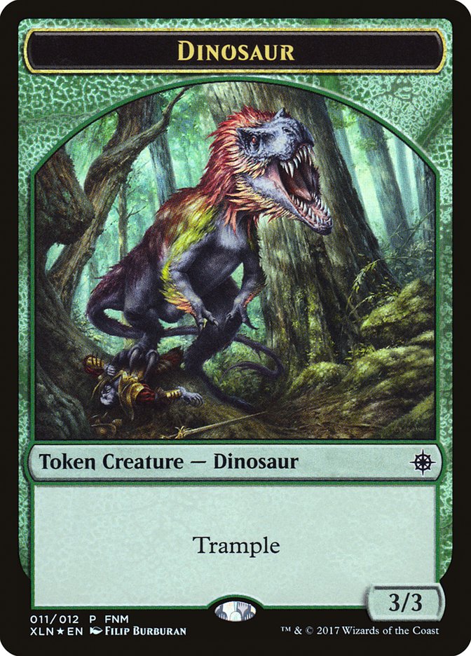 Dinosaurio // Tesoro — Ficha de dos caras [Friday Night Magic 2017]