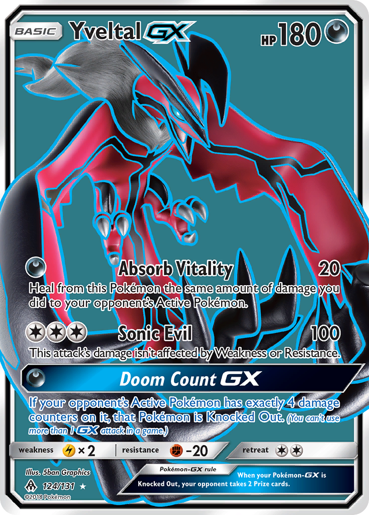 Yveltal GX (124/131) [Soleil et Lune : Lumière Interdite]
