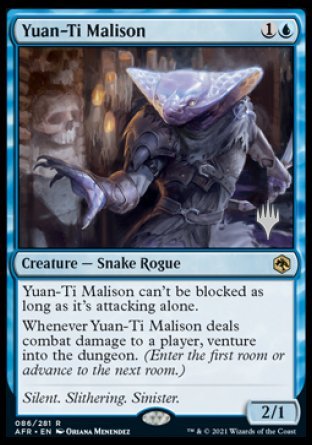 Malison Yuan-Ti (Pack promo) [Donjons & Dragons : Adventures in the Forgotten Realms Promos]