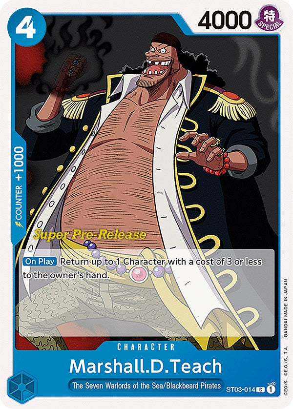 Marshall.D.Teach [Mazo de Inicio Superprerelease: Los Siete Guerreros del Mar]