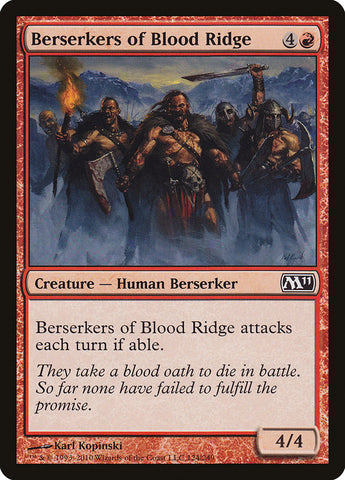 Berserkers de Blood Ridge [Magic 2011]