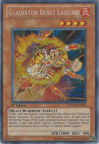 Bête Gladiateur Laquari [RYMP-FR096] Secret Rare