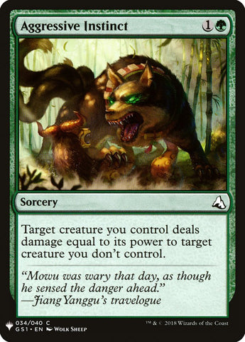 Instinto agresivo [Mystery Booster]