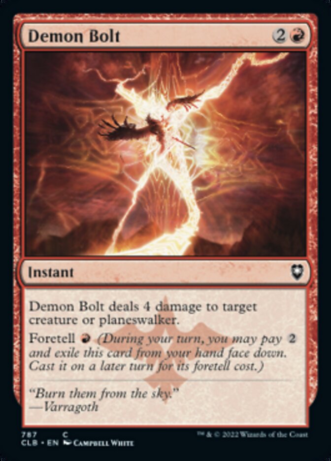 Rayo demoníaco [Commander Legends: Battle for Baldur's Gate]