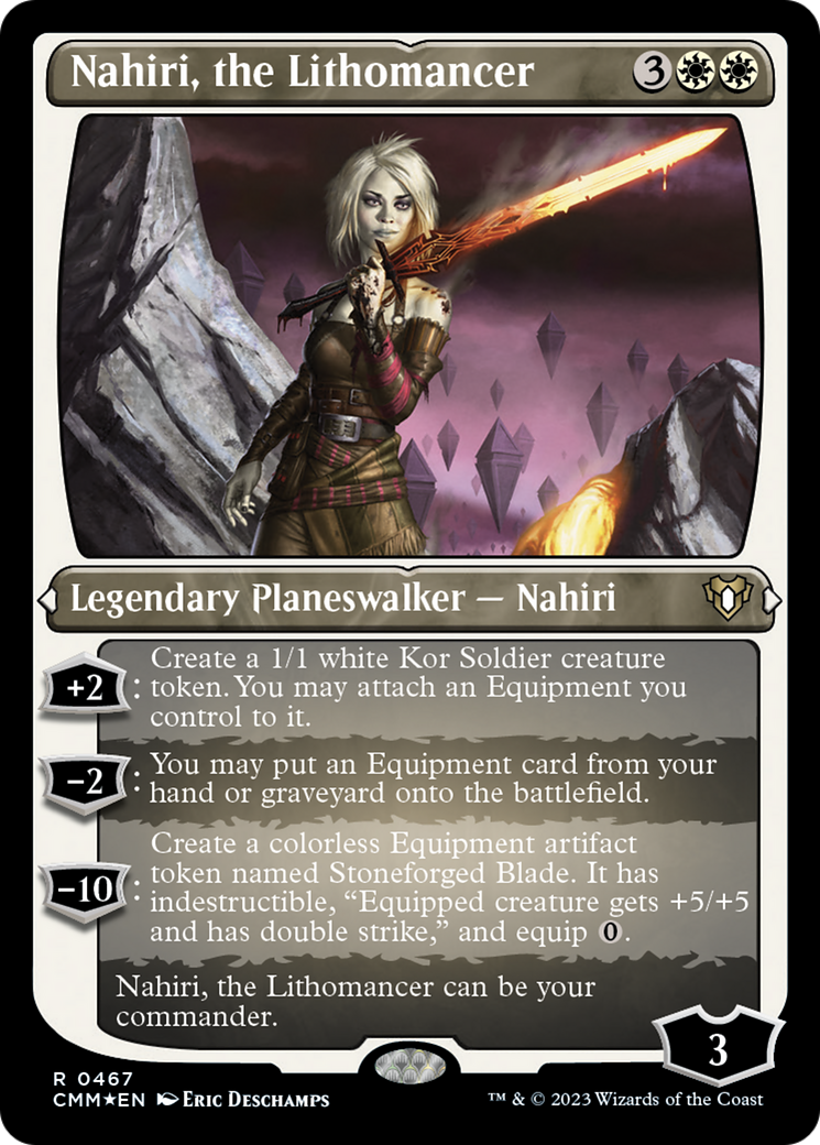 Nahiri, lithomancienne (gravure à l'acide) [Commander Masters]