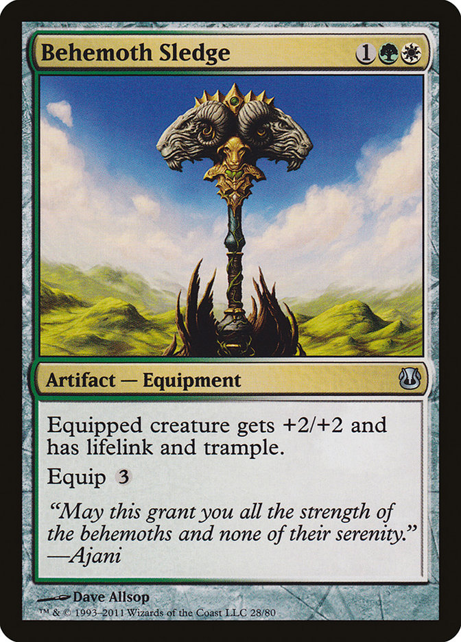 Traîneau du Béhémoth [Duel Decks: Ajani vs. Nicol Bolas]