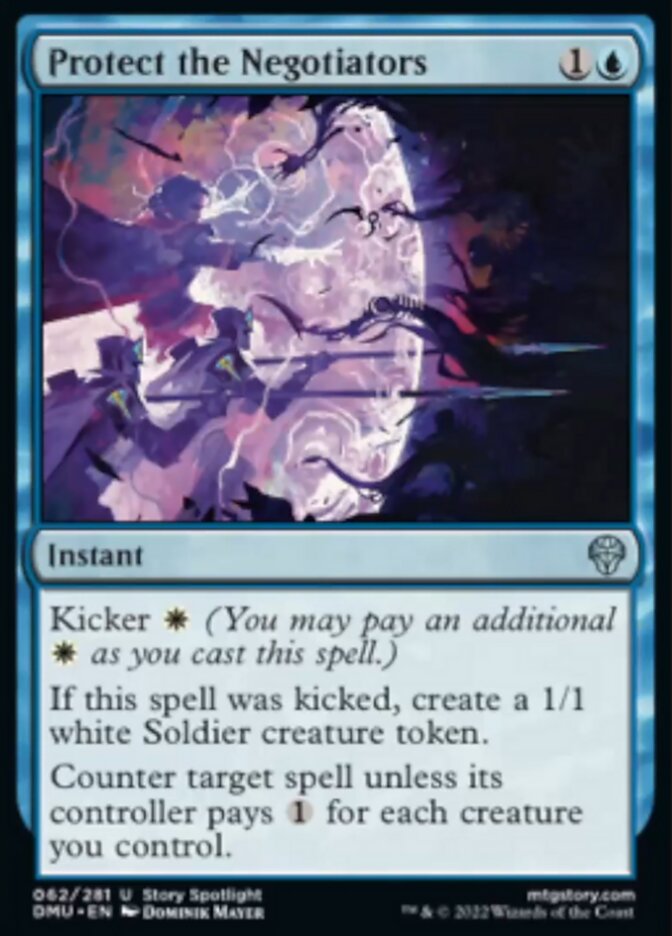 Protégez les négociateurs [Dominaria Uni]