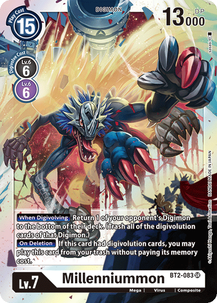 Millenniummon [BT2-083] [Booster Especial de Lanzamiento Ver.1.0]