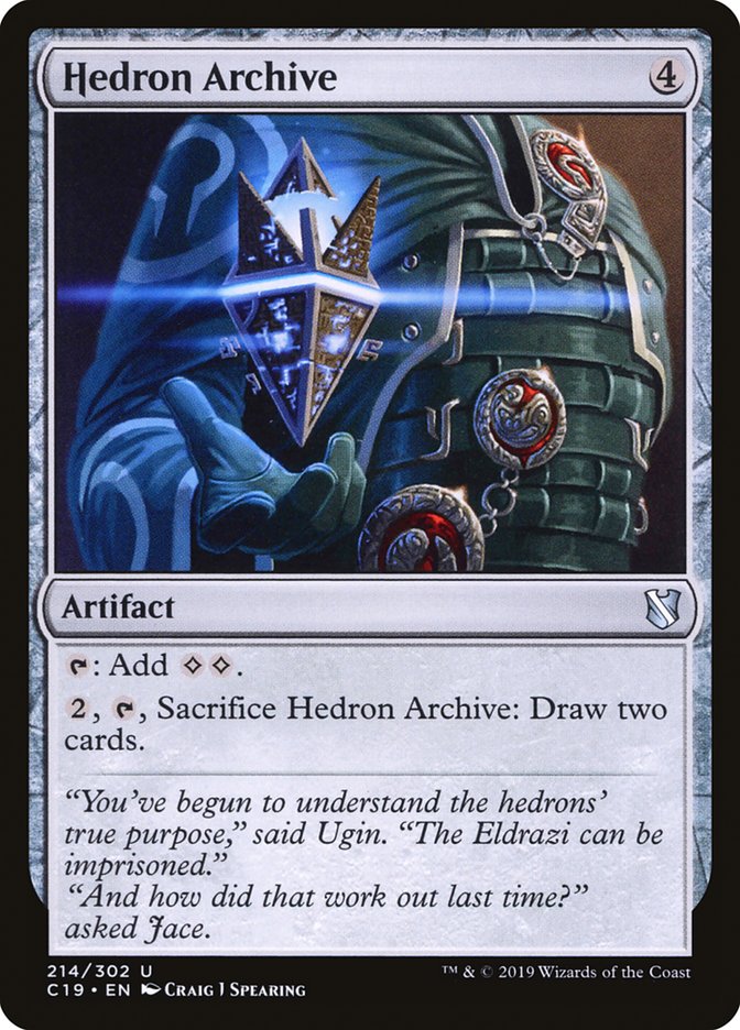Archives des Hédrons [Commander 2019]