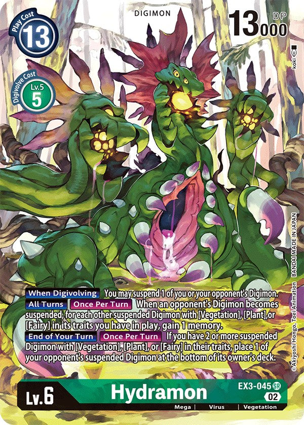 Hydramon [EX3-045] (Arte alternativo) [Rugido dracónico]