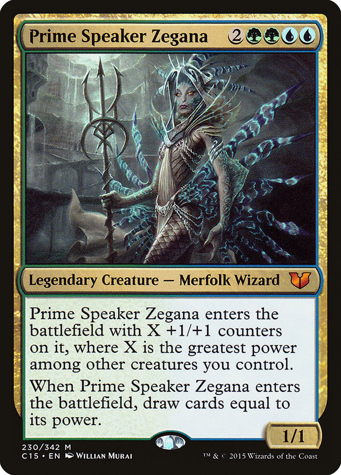 Zegana, oratrice suprême [Commander 2015]