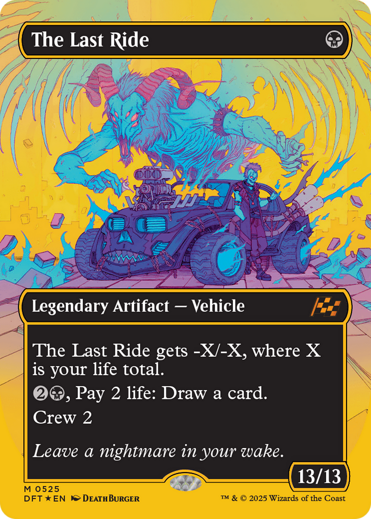 La dernière chevauchée (Sans bordure) (Foil Première place) [Aetherdrift]