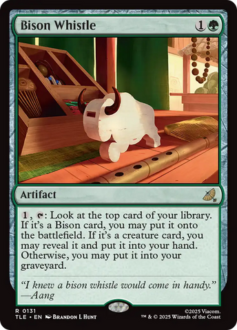 Silbato bisonte [Avatar: La Leyenda de Aang: Eterno-Legal]