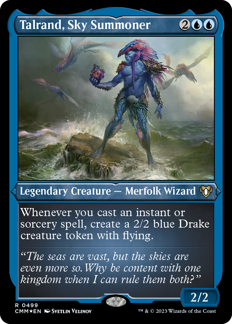 Talrand, invocateur céleste (gravé à l'acide) [Commander Masters]