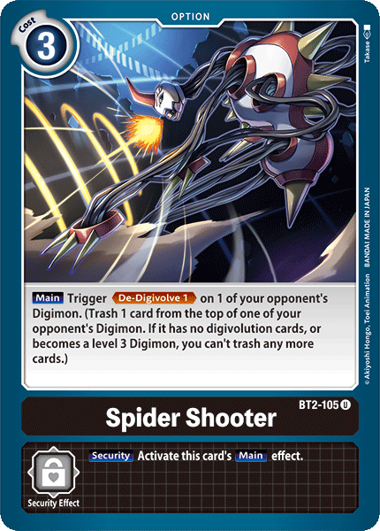 Tirador Araña [BT2-105] [Lanzamiento de la Edición Especial de Refuerzo Ver.1.0]
