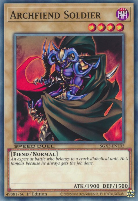 Archfiend Soldier [SGX3-SPA02] Común