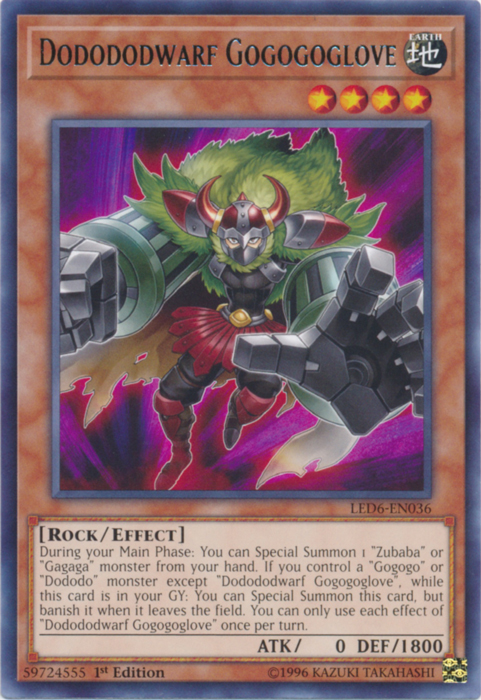 Dodododwarf Gogogoglove [LED6-EN036] Rara