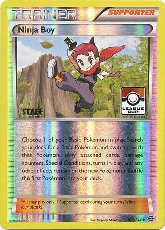 Niño Ninja (103/114) (Miembro de personal de promoción de Liga) [XY: Asedio de Vapor]