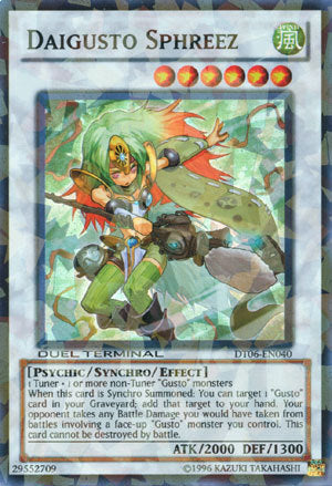 Daigusto Sphreez [DT06-SP040] Super Rara
