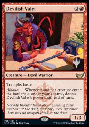 Valet diabolique (Pack promo) [Promos Rues de la Nouvelle Capenna]