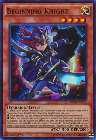 Caballero Principiante [MP16-EN123] Super Rara