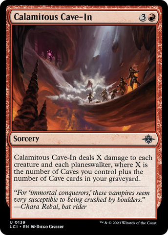 Derrumbe calamitoso [Las cavernas perdidas de Ixalan]