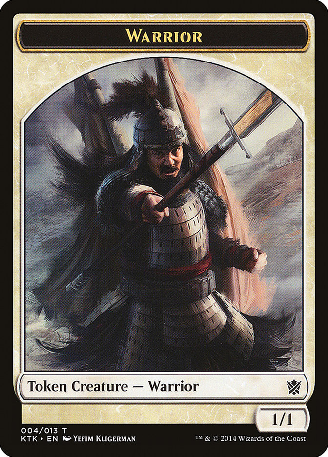 Jeton Guerrier (004/013) [Jetons Les Khans de Tarkir]