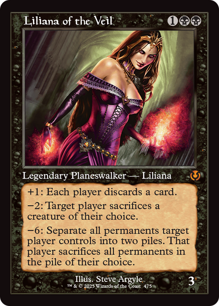 Liliana du voile (cadre rétro) [Innistrad remasterisé]