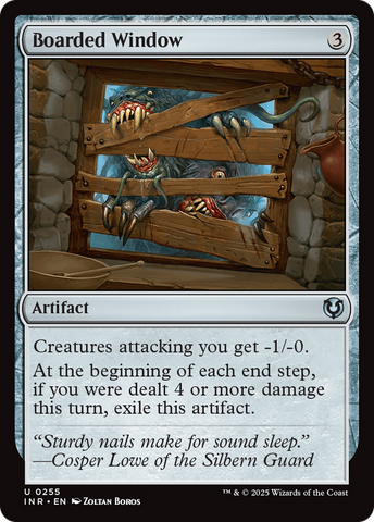Fenêtre barricadée [Innistrad remastered]