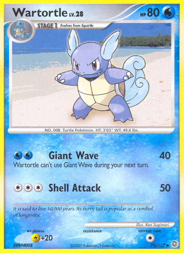Wartortle (75/132) [Diamante & Perla: Maravillas Secretas]