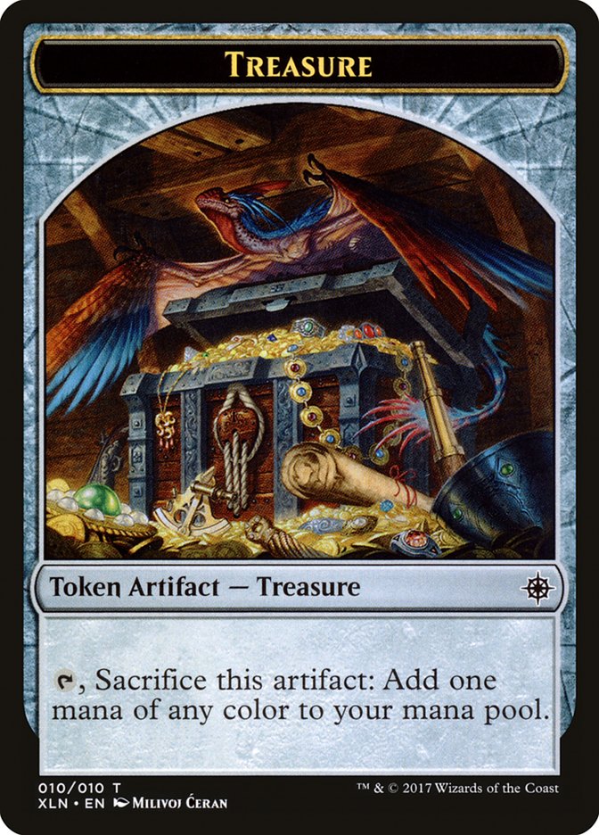 Jeton // Trésor (010) Jeton recto-verso [Explorers of Ixalan Tokens]