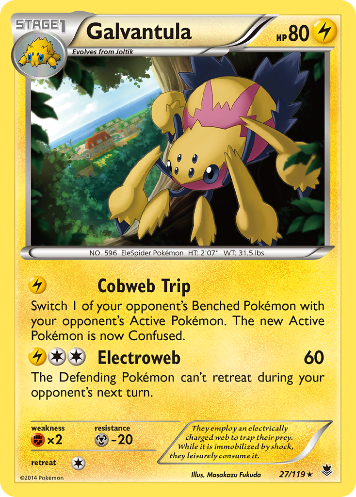 Galvantula (27/119) [XY: Forces Cachées]