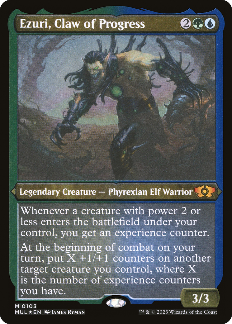 Ezuri, Azote de Progreso (Grabado Foil) [Leyendas del Multiverso]