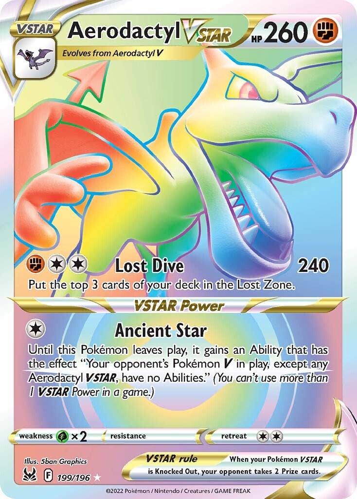Aerodactyl VSTAR (199/196) [Espada y Escudo-Origen Perdido]