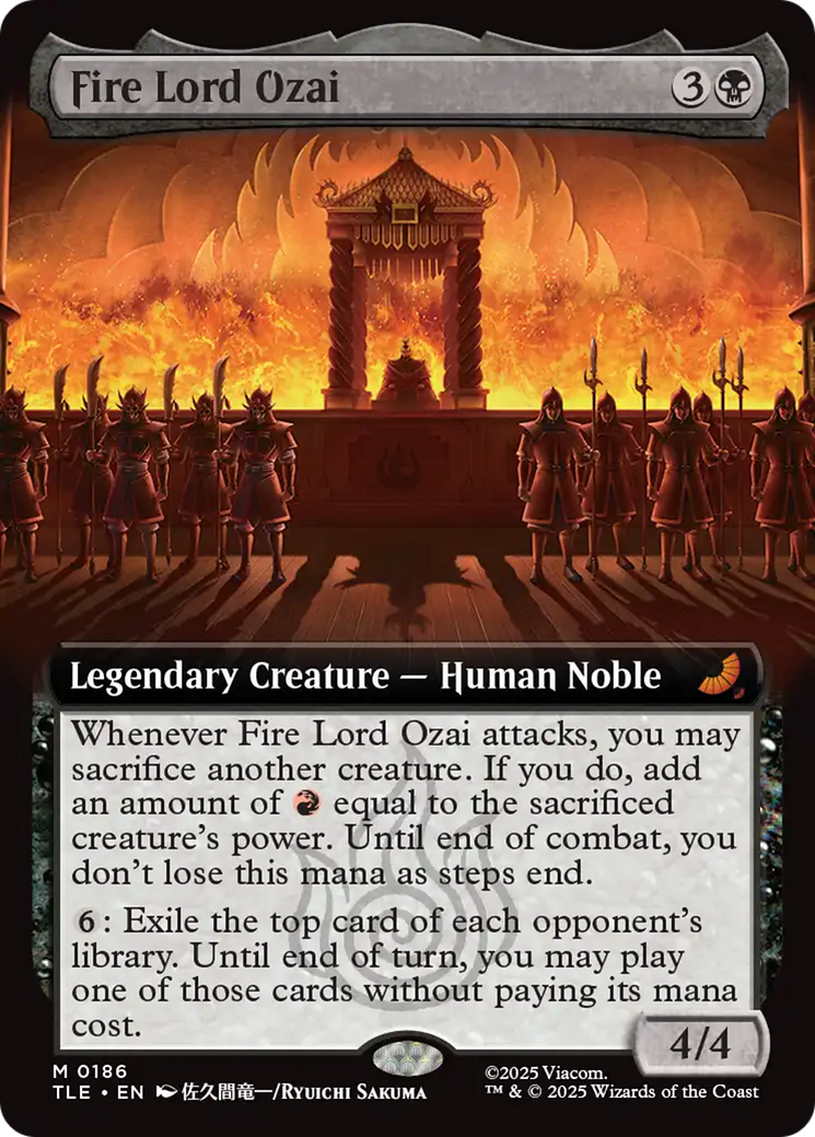 Seigneur du Feu Ozai (Illustration étendue) [Avatar : Le Dernier Maître de l'Air : Éternel-Légal]