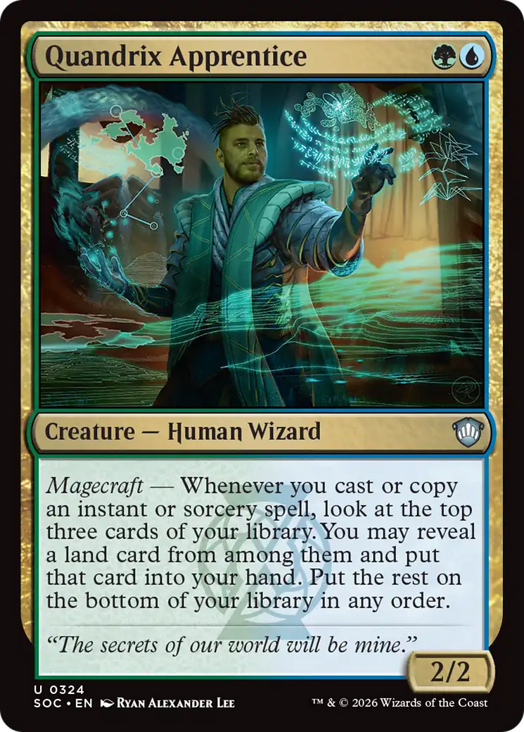 Aprendiz de Quandrix [Commander de Secretos de Strixhaven]
