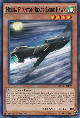 Bête Fantôme Méca Faucon de Sabre [MP14-FR149] Commune